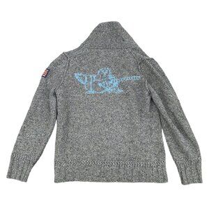 VINTAGE Wool True Religion Sweater XL Gray